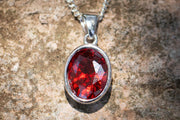 Crystal Drop Memorial Pendant - Multiple Colors Available